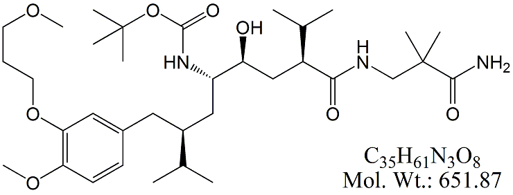 Aliskiren T-Butyl Carbamate Impurity